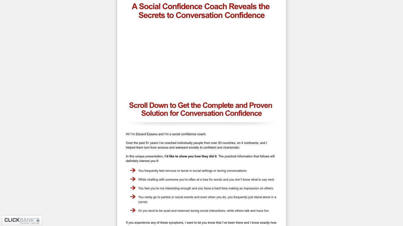 Conversation Confidence: 75% Initial plus 50% Recurring Commission