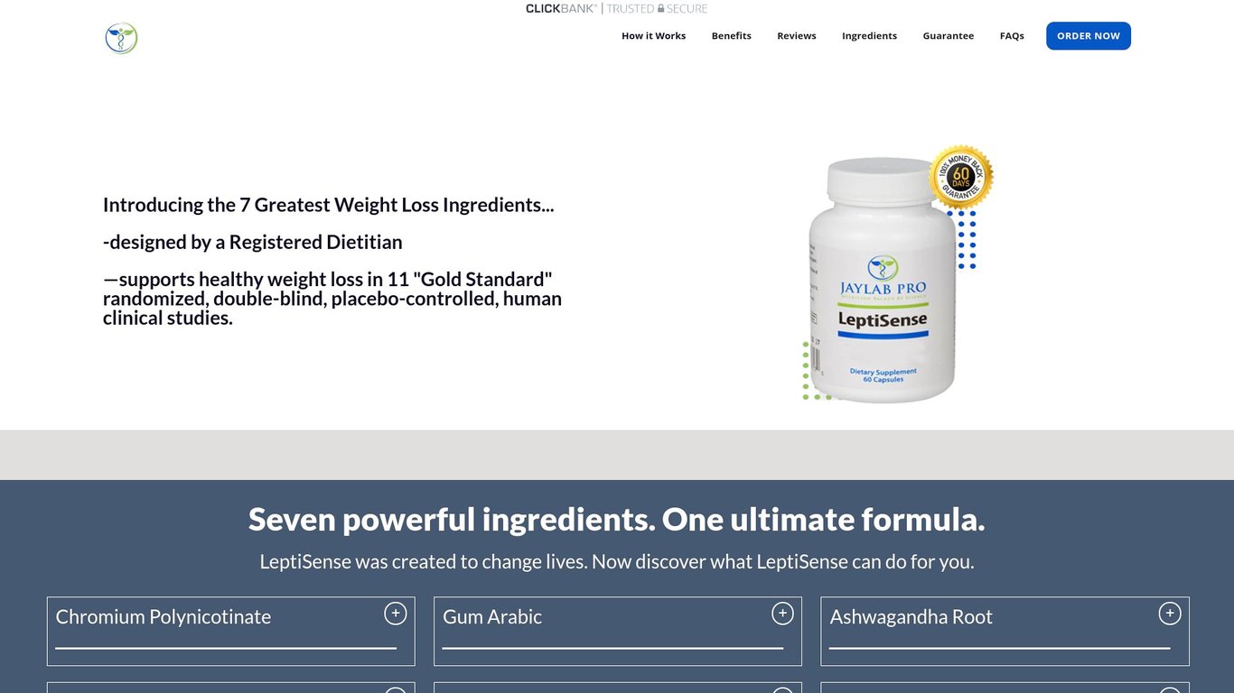 LeptiSense (7 Powerful Ingredients, One Ultimate Formula)