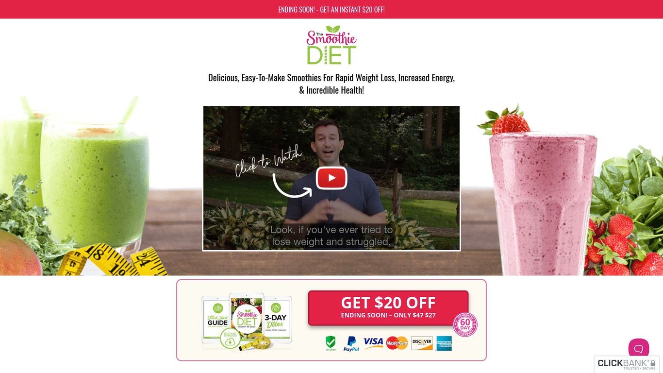 The Smoothie Diet: 21 Day Rapid Weight Loss Program