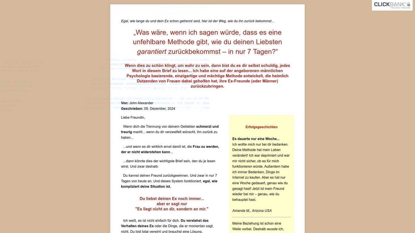 Wie du deinen Mann in nur 7 Tagen zurueckeroberst Screenshot