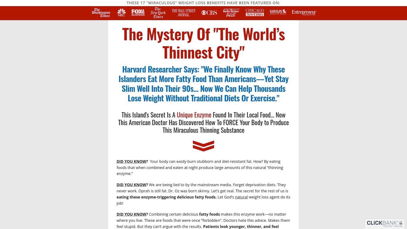 Eat The Fat Off - Most Compelling Sales Copy You have Seen In 2019