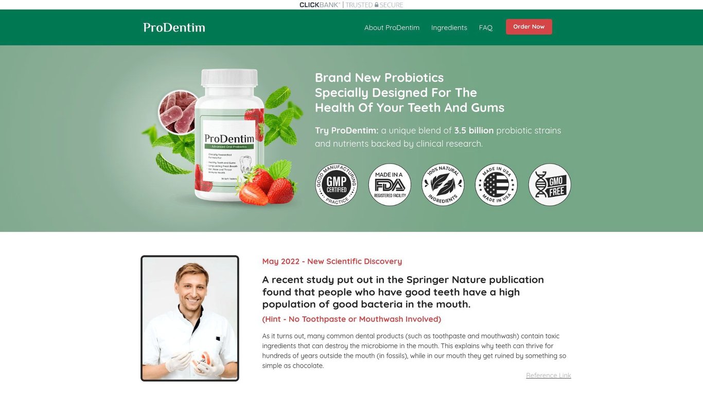 ProDentim - The Biggest Monster In The Dental Niche